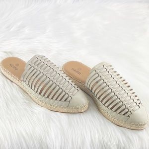 Susina Elora Espadrilles Slip On Mules Sandals Women Size 8